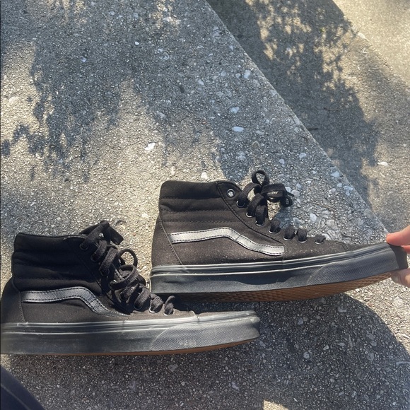 Vans Classic Black High-Tops - Picture 3 of 6